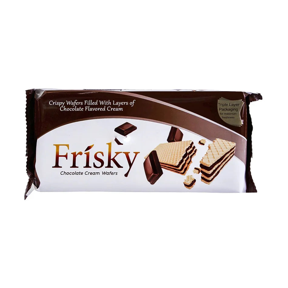 Frisky Chocolate Cream Wafers 75G