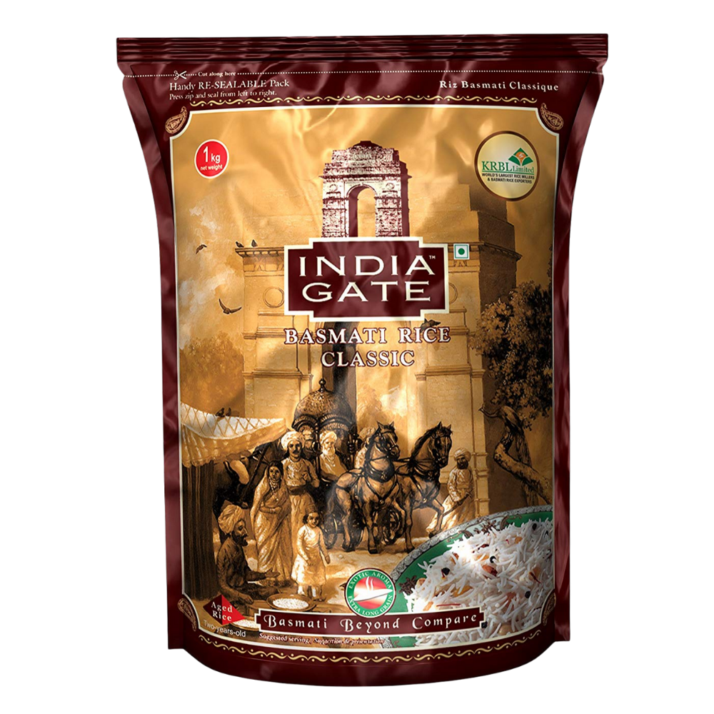 India Gate Classic Basmathi Rice 1Kg