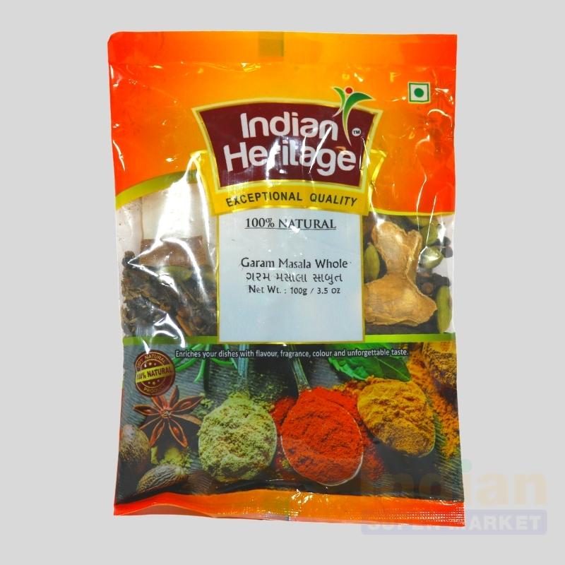 Indian Heritage Garam Masala Whole 100Gm