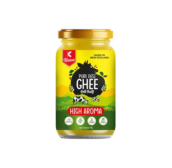 Kashish Pure Desi Ghee High Aroma 1Ltr