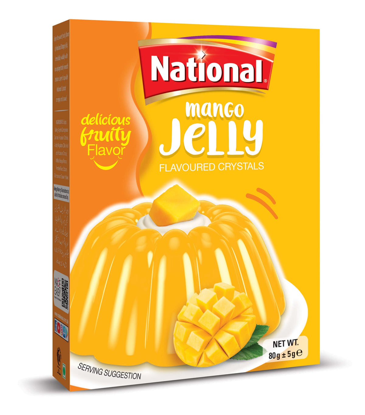 National Mango Flavour Jelly 80Gm