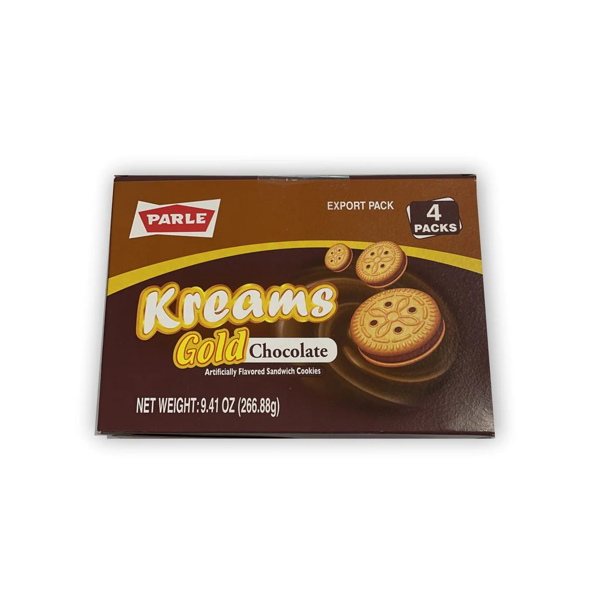 Parle Kreams Gold Chocolate Biscuits 333Gm
