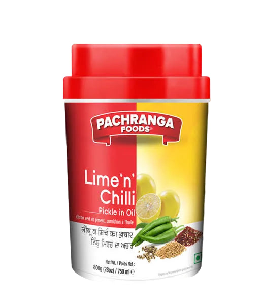 Pachranga Lime & Green Chilli Pickle 1Kg