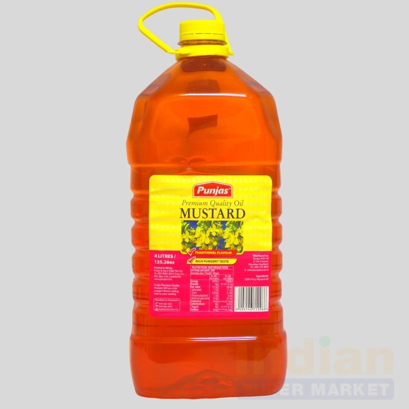 Punjas Mustard Oil 4Ltr