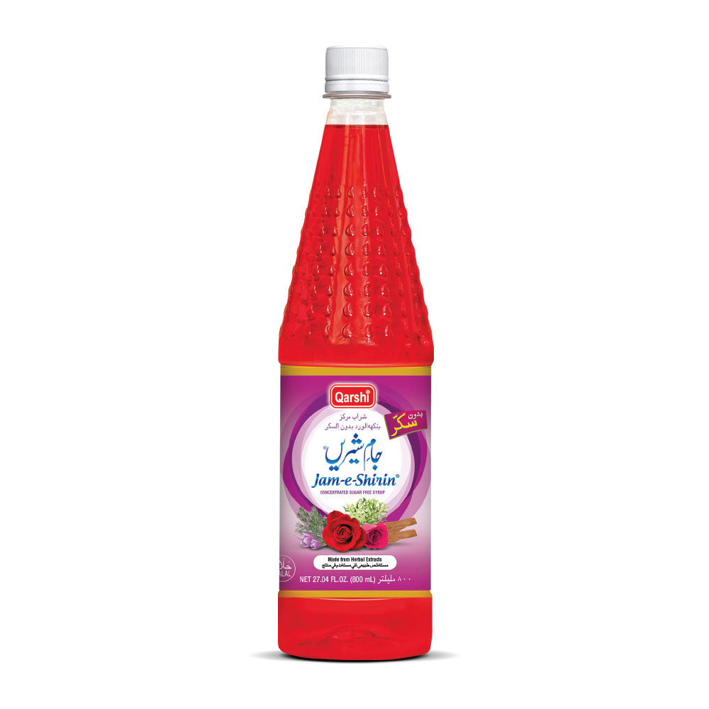 Qarshi Jam-E-Shirin Sugar Free Concentrated Syrup 800Ml