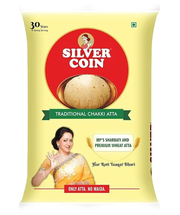 Silver Coin Chapati Atta 10Kg