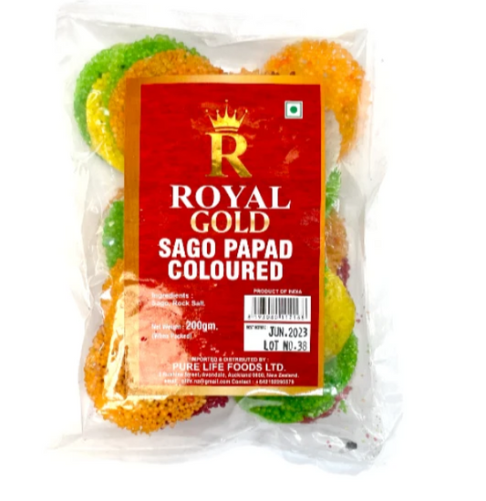 Royal Gold Sabudana/Sago Papad 200G