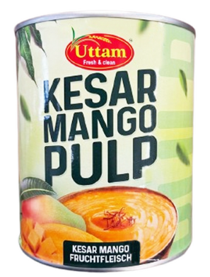Uttam Kesar Mango Pulp 850Gm
