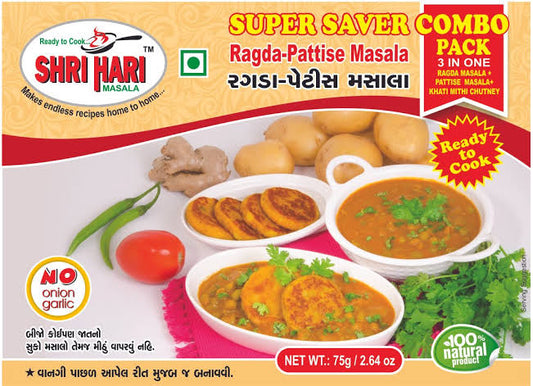 Shri Hari Ragda Pettise Masala No Onion No Garlic 75G
