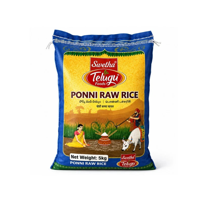Telugu Ponni Raw Rice 5Kg