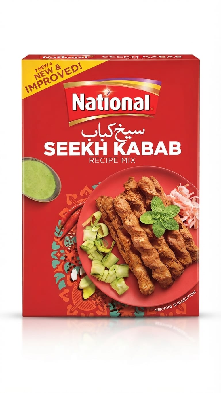 National Seekh Kabab 50G
