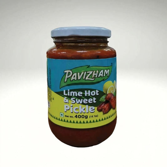 Pavizham Lime Hot & Sweet Pickle 400G