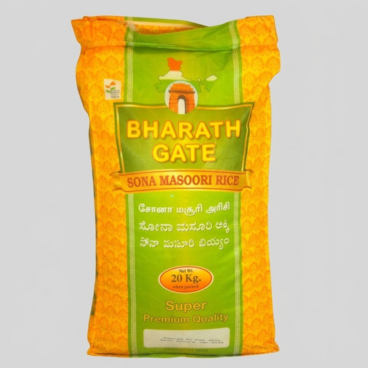 Bharat Gate Sona Masoori Rice 20Kg
