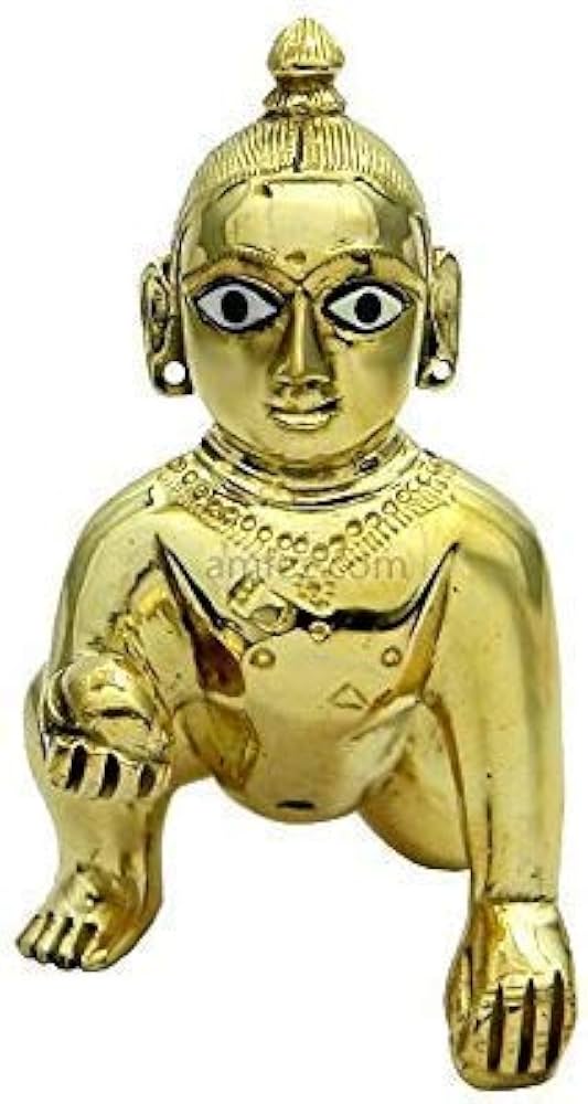 Brass Ladoo Gopal Small