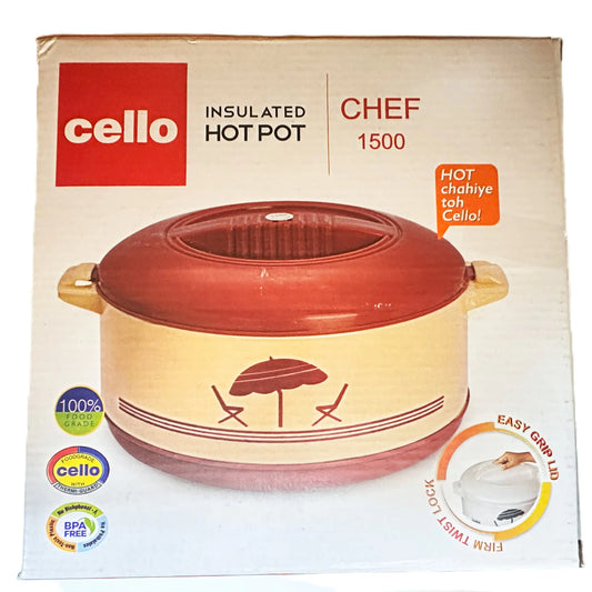 Cello Insulated Hot Pot Chef 1500