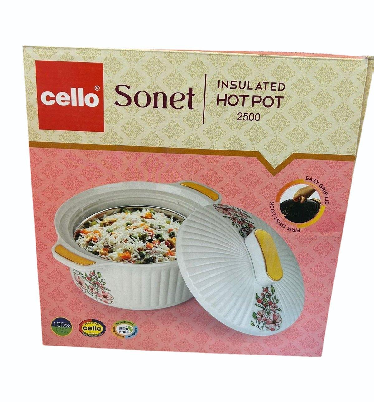 Cello Insulated Hot Pot Hot Flavour 2500