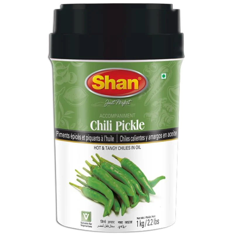 Shan Green Chilli Pickle 1Kg