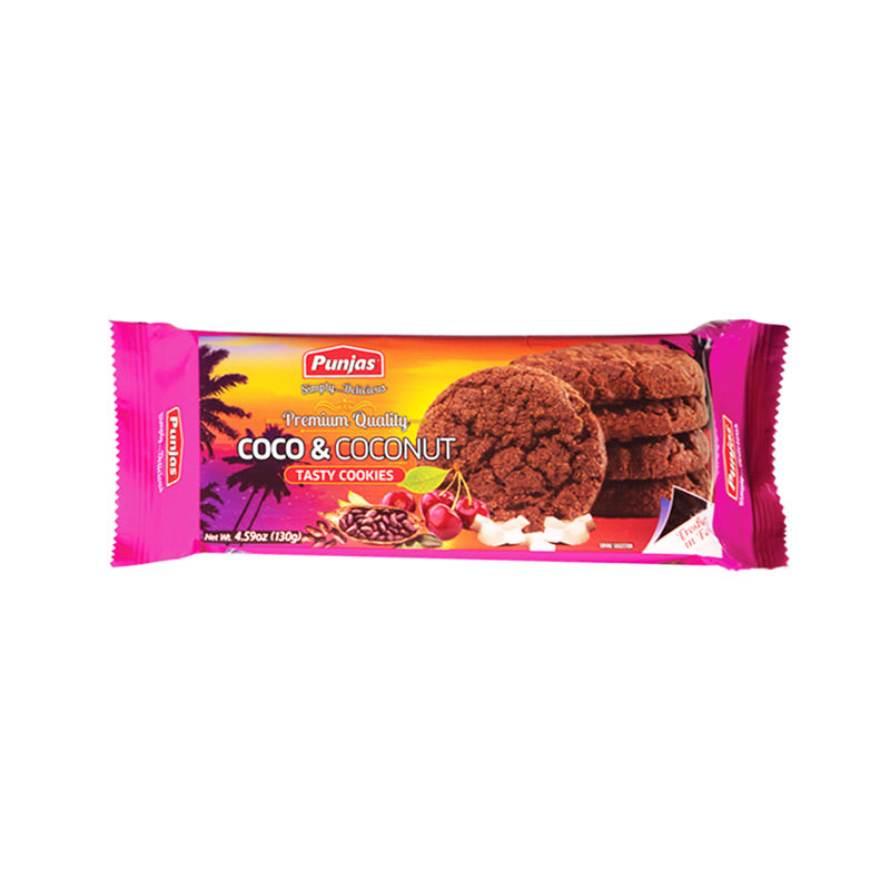 Punjas Coco& Coconut Cookies 130Gm