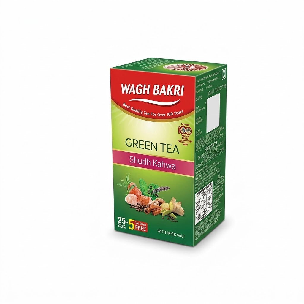 Wagh Bakri Shudh Kahwa Green Tea 25Bags
