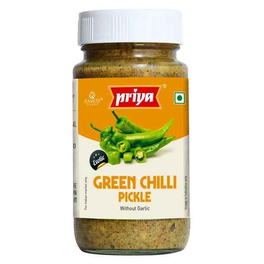 Priya Green Chilli Pickle 300G