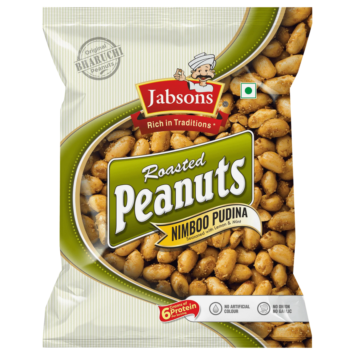 Jabsons Peanuts Nimboo Pudina 140Gm