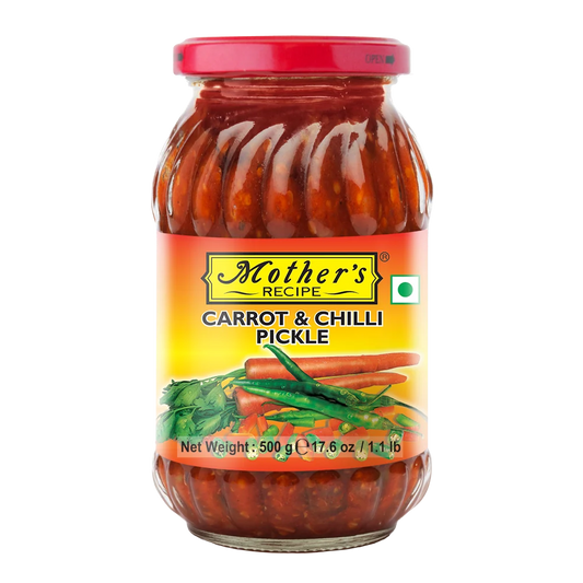 Mothers Carrot & Chilli Pickle500G