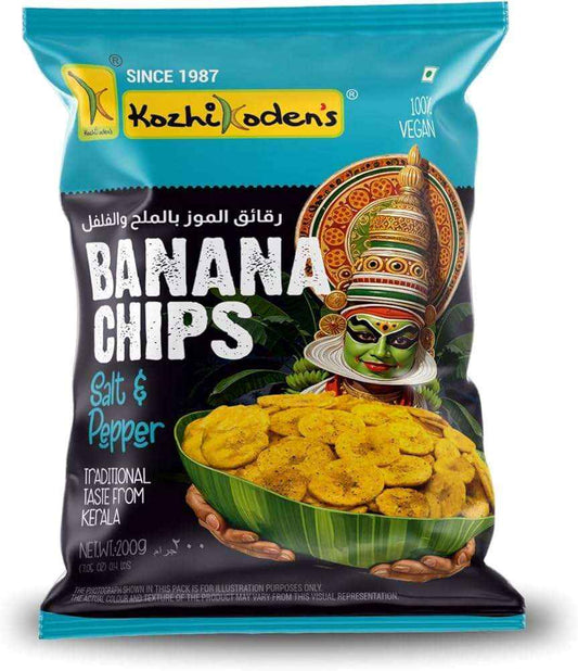 Kozhikodens Banana Pepper Chips 200Gm