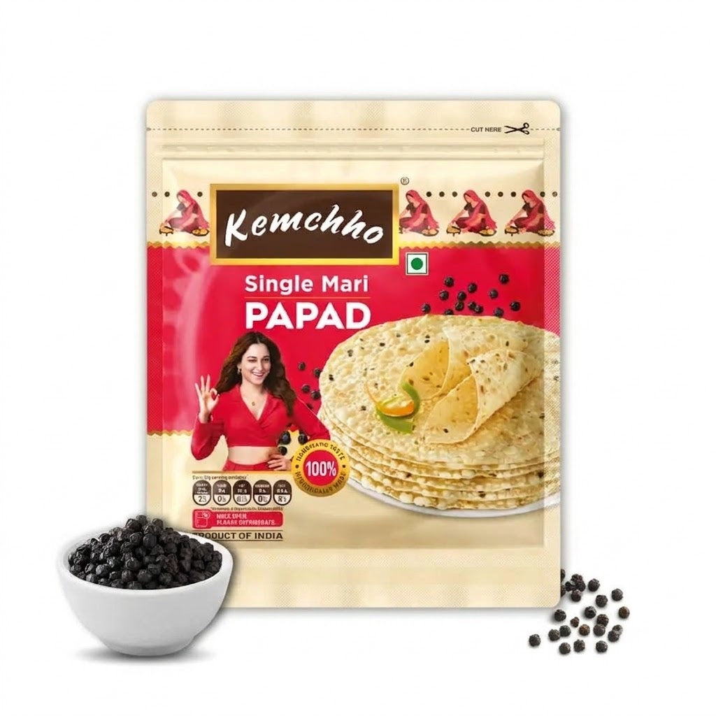 Kemchho Single Mari Papad 200G