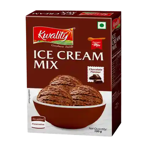 Kwality Chocolate Ice Cream Mix 100G
