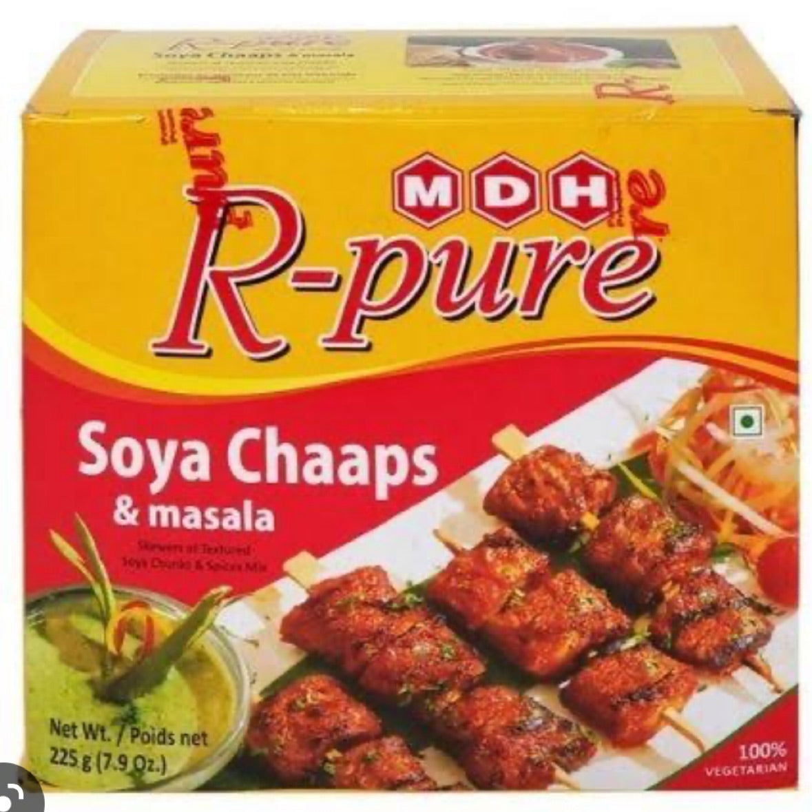 Mdh R-Pure Soya Chaaps & Masala 225Gm