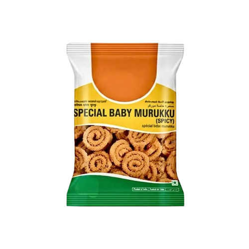 Kozhikodens Special Baby Murukku Spicy 200Gm