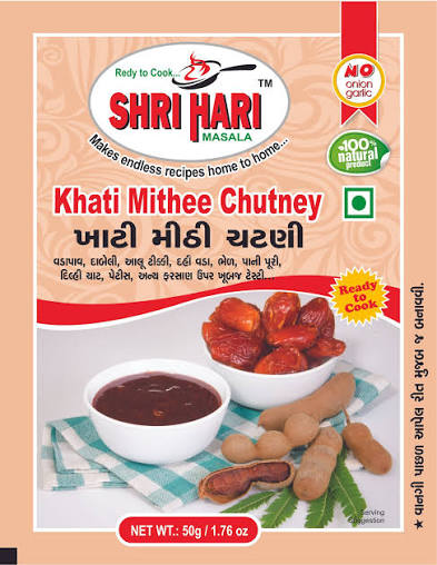 Shri Hari Khati Mithee Chutney Masala 50G