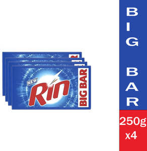 Rin Big Bar 250Gm 4Pcs Set