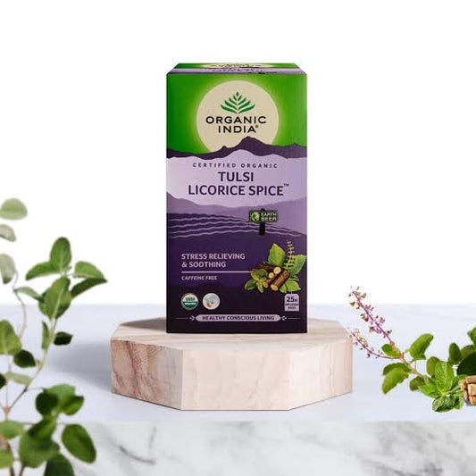 Organic India Tulsi Licorice Spice 25 Bags