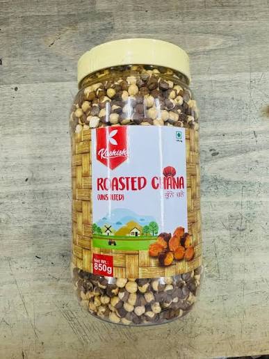Kashish Roasted Chana Jar Unsalted 450G