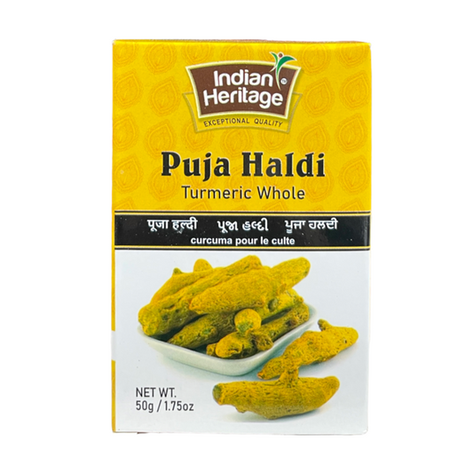 Indian Heritage Puja Haldi Whole 50Gm