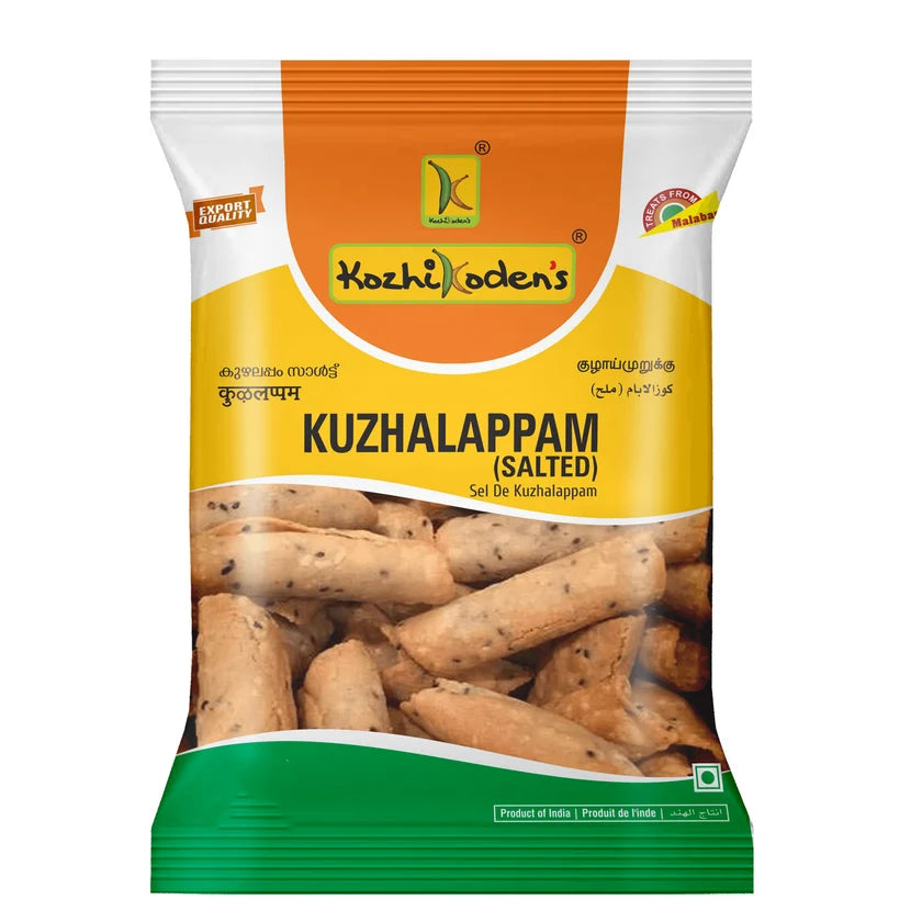 Kozhikodens Kuzhalappam Salted 200Gm
