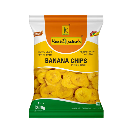 Kozhikodens Banana Chips Plain 200Gm
