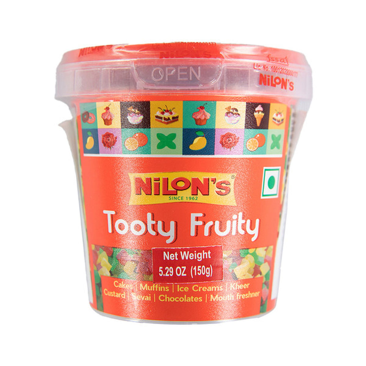 Nilons Tooty Fruity 150Gm