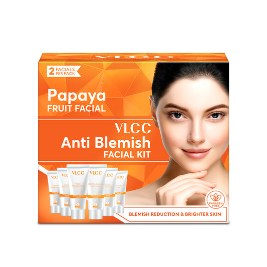 Vlcc Papaya Fruit Facial Anti Blemish Facial Kit 60G