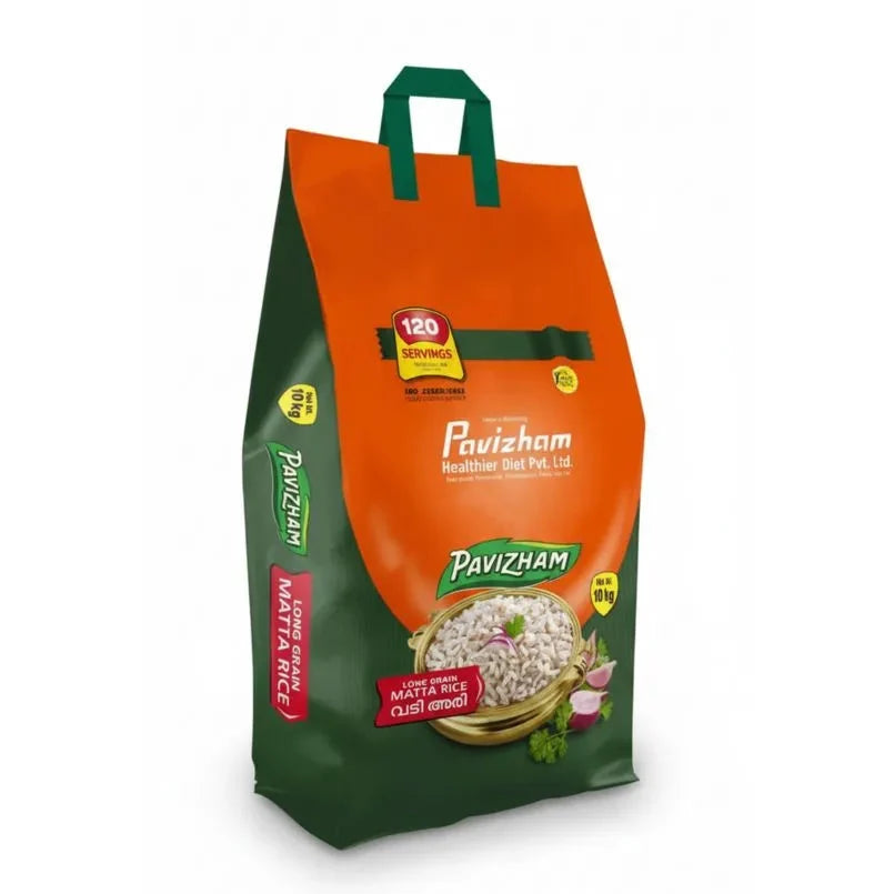 Pavizham Long Grain Matta Rice 10Kg