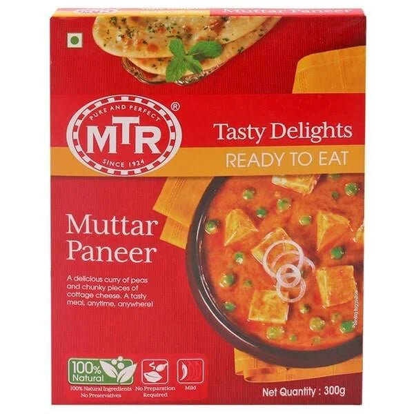 Mtr Mutter Paneer Ready To Eat 300G