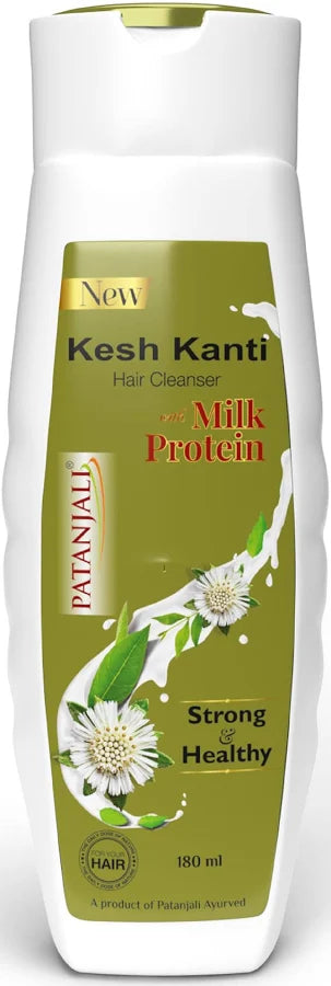 Patanjali Milk Protein Strong & Healthy Shampoo 180Ml
