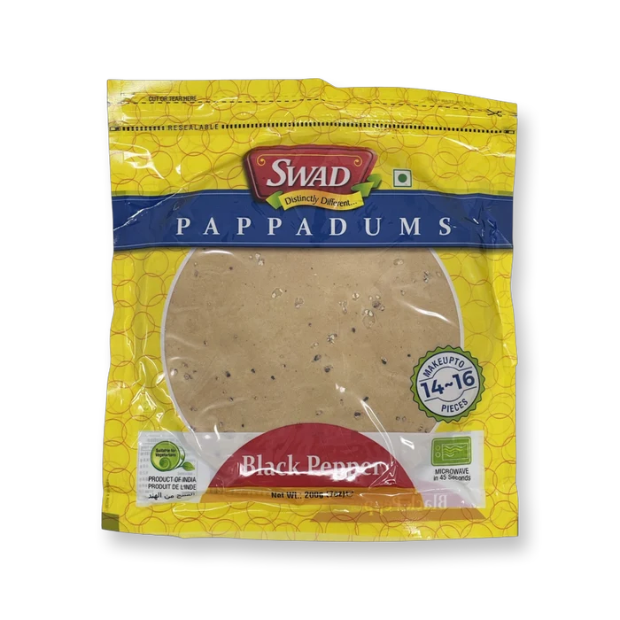 Swad Black Pepper Papad 200Gm