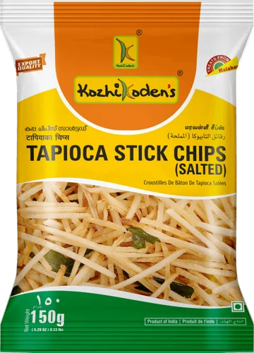 Kozhikodens Tapioca Stick Chips Salted 150Gm