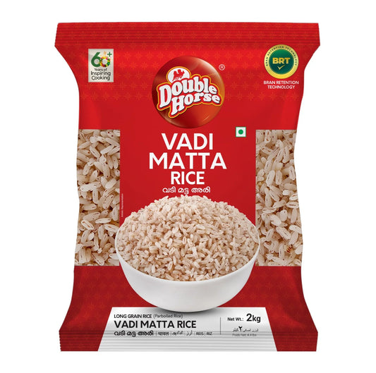 Double Horse Vadi Matta Rice Long Grain 2Kg