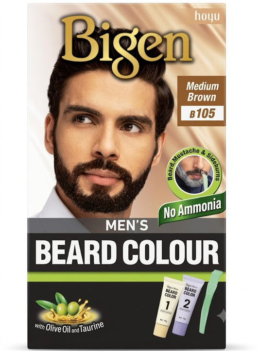 Bigen Men Beard Color Meadium Brown B105 40G